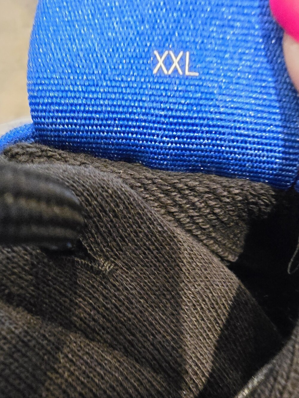 HUGO Black Hoodie with Blue Logo Box.  Men's Size XXL. NWT. MSRP $139 - Picture 6 of 7
